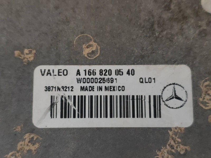 Recambio de motor limpia delantero para mercedes clase m (w166) ml 350 bluetec (166.004) referencia OEM IAM A1648202442 405191 A