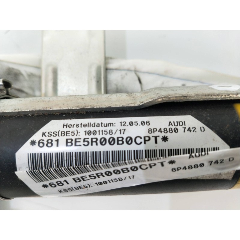 Recambio de airbag cortina delantero derecho para audi a3 sportback (8p) 2.0 tdi referencia OEM IAM 8P4880742D  