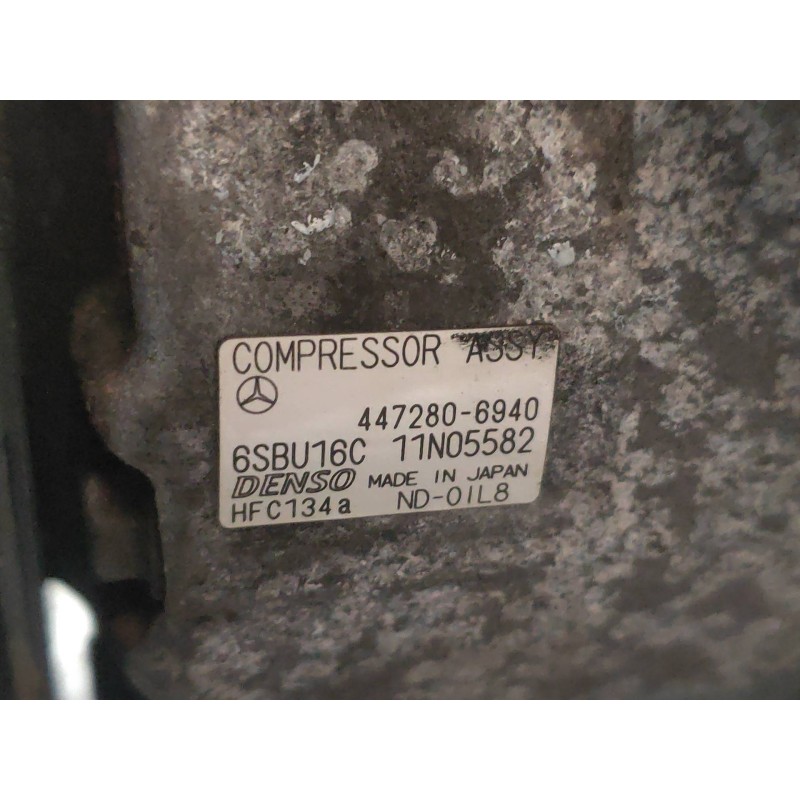 Recambio de compresor aire acondicionado para mercedes clase m (w166) ml 350 bluetec (166.004) referencia OEM IAM 4472806940 6SB
