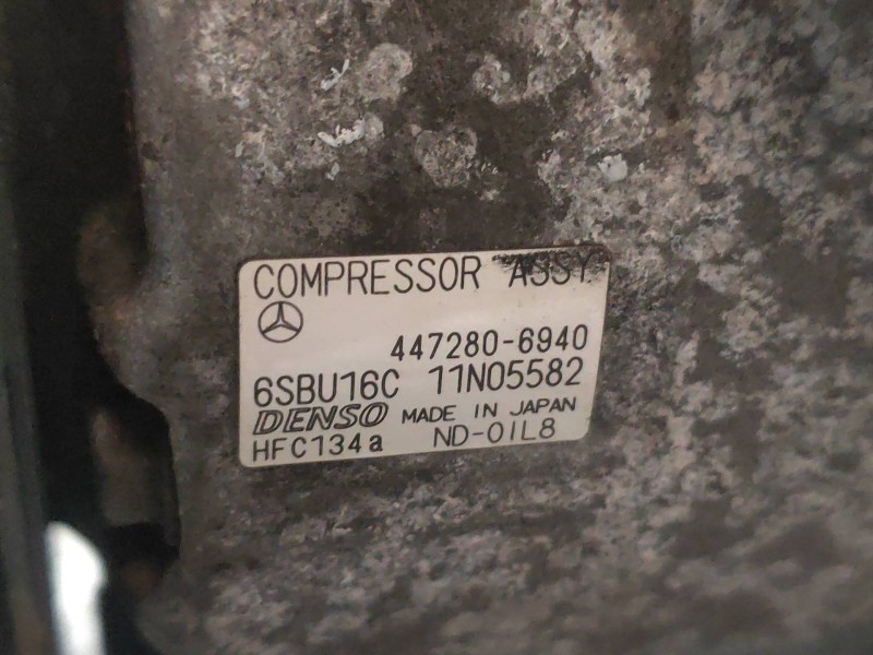 Recambio de compresor aire acondicionado para mercedes clase m (w166) ml 350 bluetec (166.004) referencia OEM IAM 4472806940 6SB