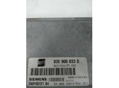 Recambio de centralita motor uce para seat ibiza (6l1) 1.2 referencia OEM IAM 5WP4012104 03E906033D 3PE4342 2