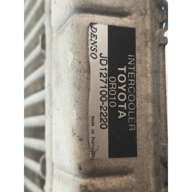 Recambio de intercooler para toyota corolla verso (r1) 2.2 d-4d luna referencia OEM IAM JD1271002220  