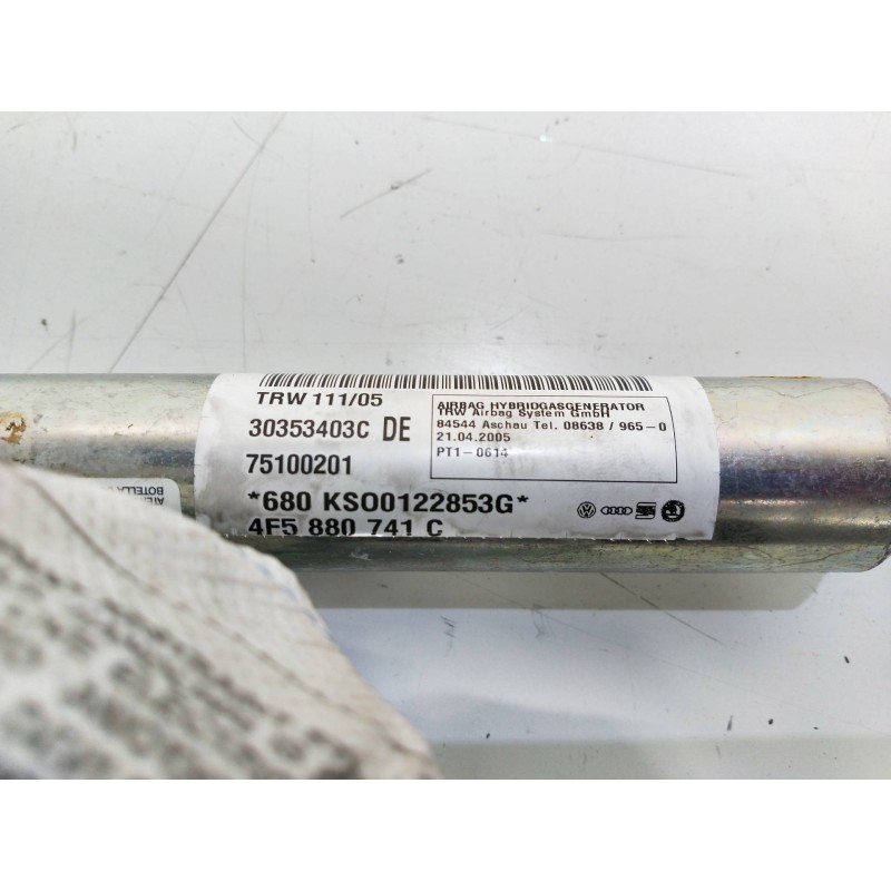 Recambio de airbag cortina delantero izquierdo para audi a6 berlina (4f2) 2.0 tdi referencia OEM IAM 4F5880741C  
