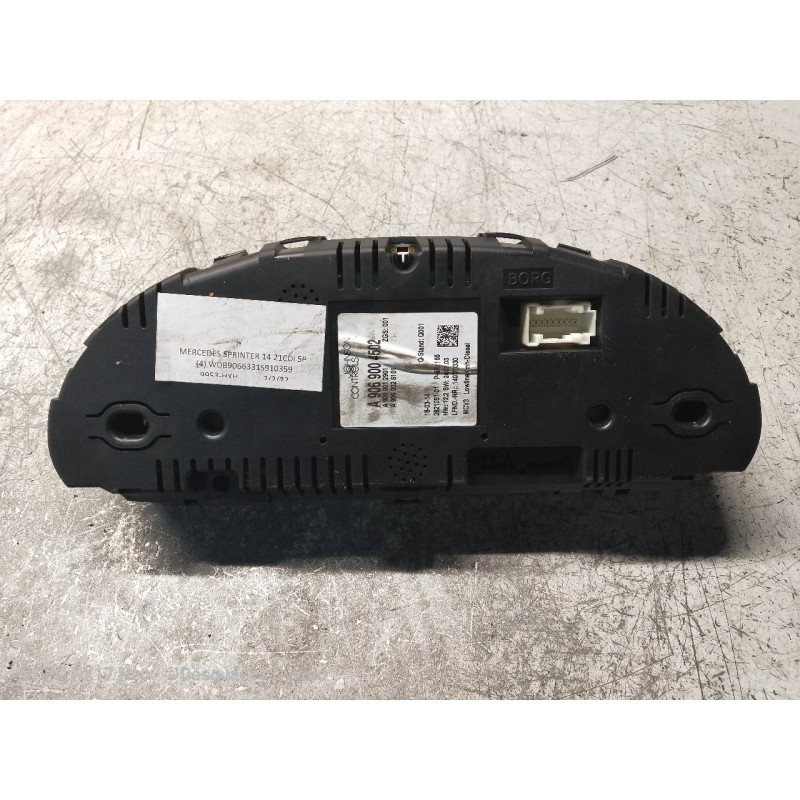 Recambio de cuadro instrumentos para mercedes sprinterii caja cerrada (desde 01.06) 310/313/316 cdi (906.631/633/635/637) refere