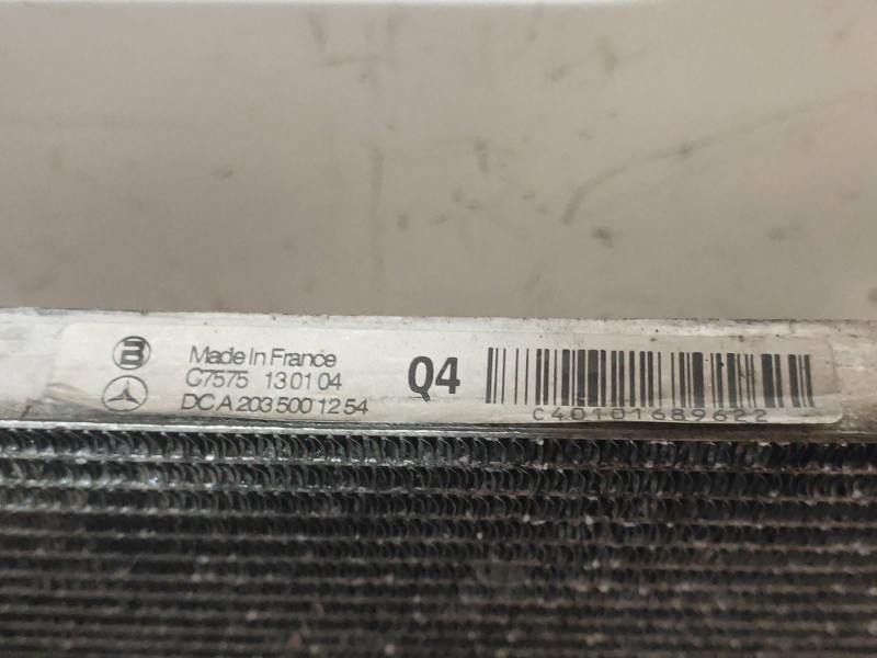 Recambio de condensador / radiador aire acondicionado para mercedes clase c (w203) berlina 220 cdi (la) (203.008) referencia OEM