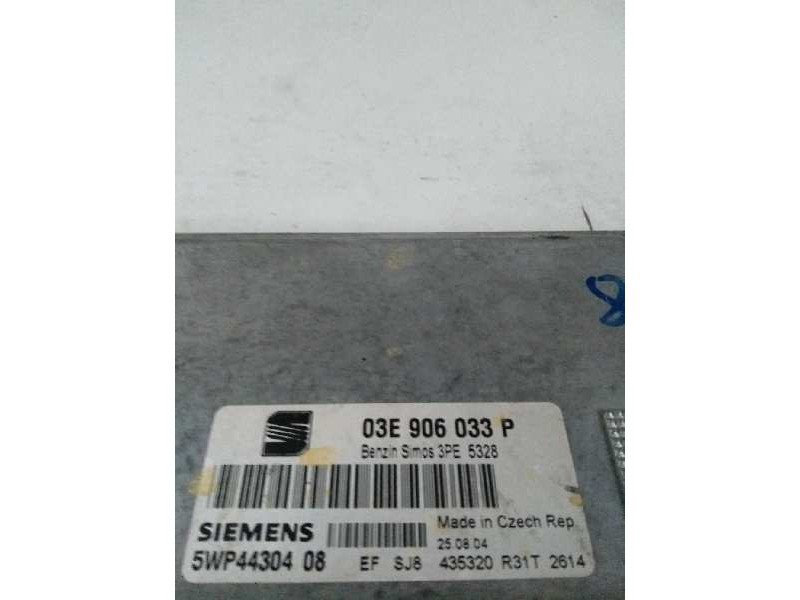 Recambio de centralita motor uce para seat ibiza (6l1) 1.2 referencia OEM IAM 5WP4430408 03E906033P 3PE5328 Recambio de centralita motor uce para seat ibiza (6l1) 1.2 referencia OEM IAM 5WP4430408 03E906033P 3PE5328