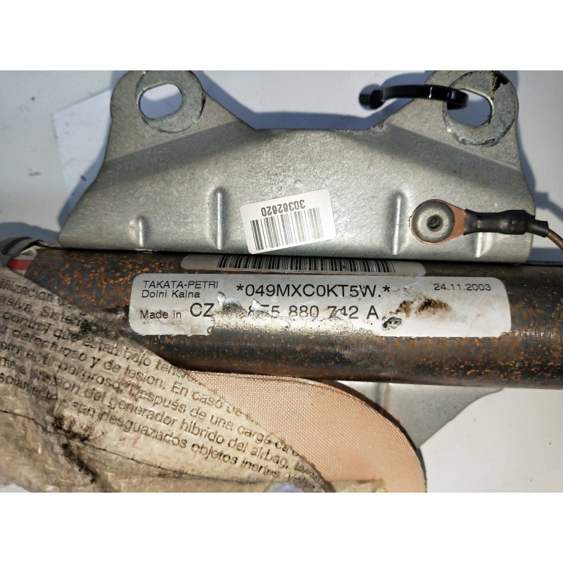 Recambio de airbag cortina delantero derecho para audi a4 berlina (8e) 1.9 tdi (96kw) referencia OEM IAM 8E5880742A  