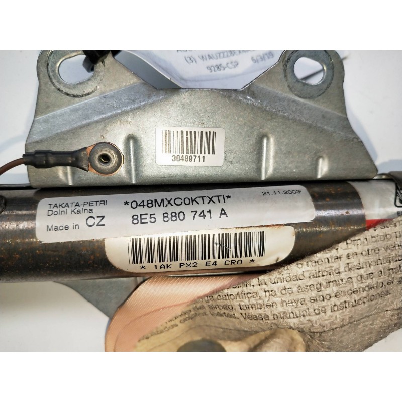 Recambio de airbag cortina delantero izquierdo para audi a4 berlina (8e) 1.9 tdi (96kw) referencia OEM IAM 8E5880741A  