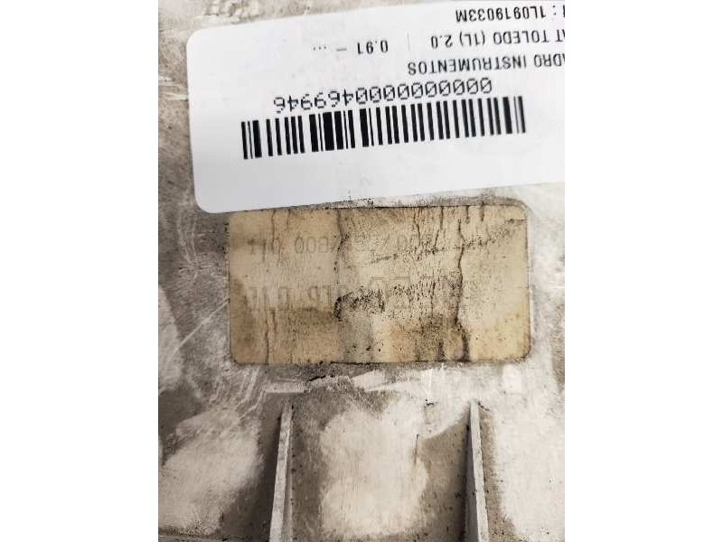 Recambio de cuadro instrumentos para seat toledo (1l) 2.0 referencia OEM IAM 1L0919033M  
