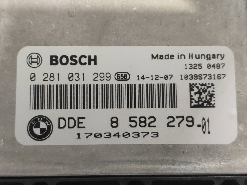 Recambio de centralita motor uce para bmw serie 3 lim. (f30) 320d referencia OEM IAM 0281031299 DDE8582279 