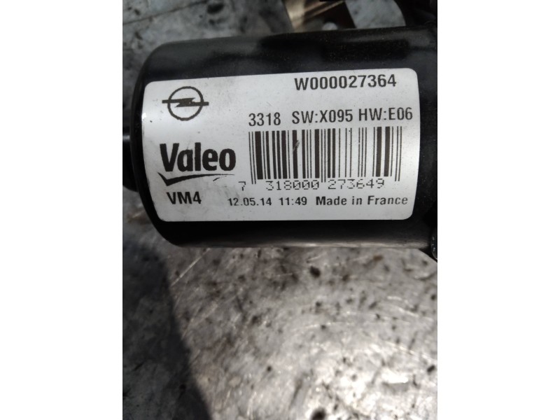 Recambio de motor limpia delantero para opel zafira tourer excellence referencia OEM IAM W000027364  IZQUIERDO