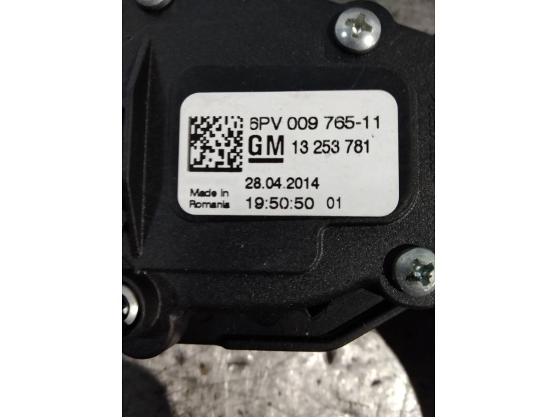 Recambio de potenciometro pedal para opel zafira tourer excellence referencia OEM IAM 6PV00976511 13253781 