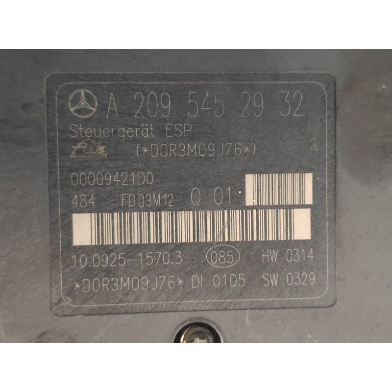 Recambio de abs para mercedes clase c (w203) berlina 220 cdi (la) (203.008) referencia OEM IAM 10092515703 A2095452932 100204041
