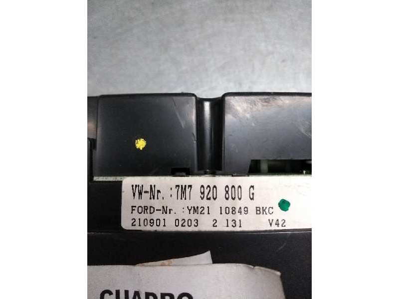 Recambio de cuadro instrumentos para seat alhambra (7v9) 1.9 tdi referencia OEM IAM 7M7920800G 110080033011 