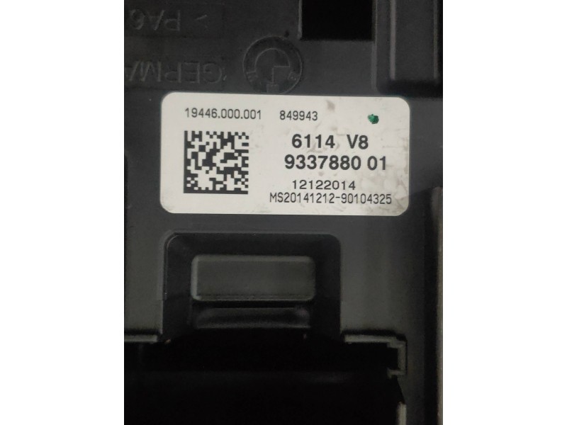 Recambio de caja reles / fusibles para bmw serie 3 lim. (f30) 320d referencia OEM IAM 933788001 6114V8933788001 