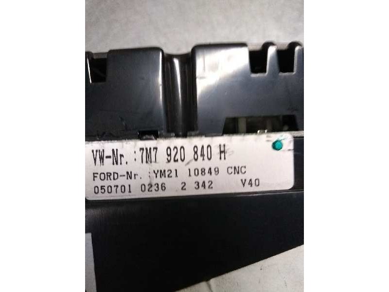 Recambio de cuadro instrumentos para seat alhambra (7v9) 1.9 tdi referencia OEM IAM 110080035011 7M7920840M 
