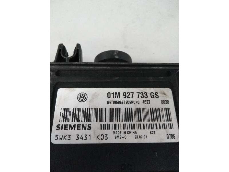 Recambio de centralita cambio automatico para seat leon (1m1) 1.8 20v referencia OEM IAM 5WK33431K03 01M927733GS 