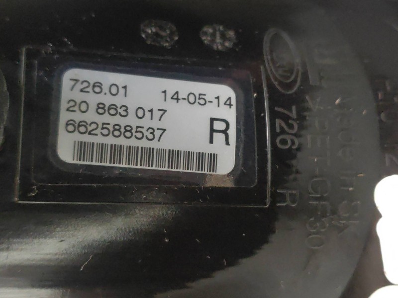 Recambio de faro antiniebla derecho para opel zafira tourer excellence referencia OEM IAM 20863017 662588537 