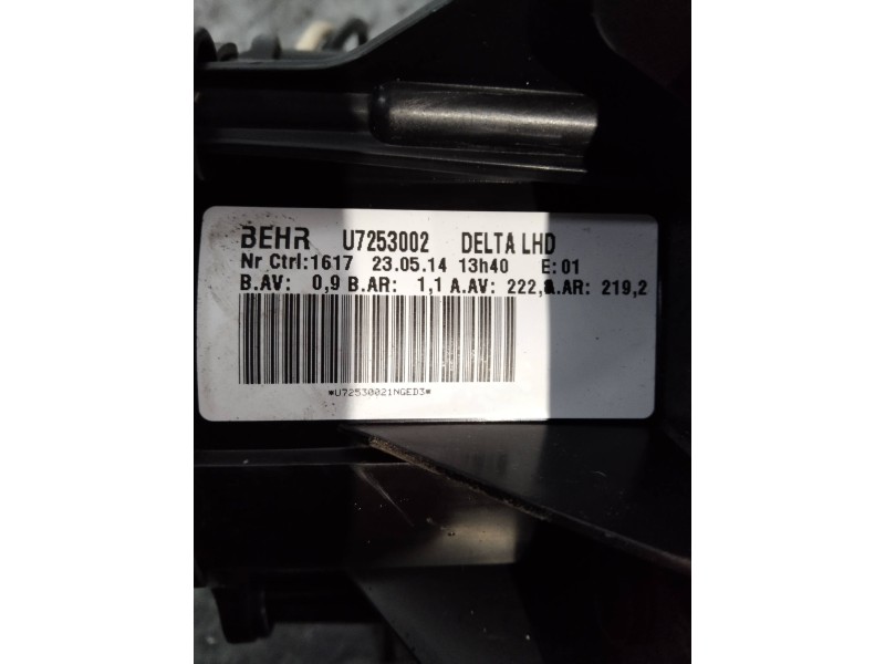 Recambio de motor calefaccion para opel zafira tourer excellence referencia OEM IAM U7253002  13276230