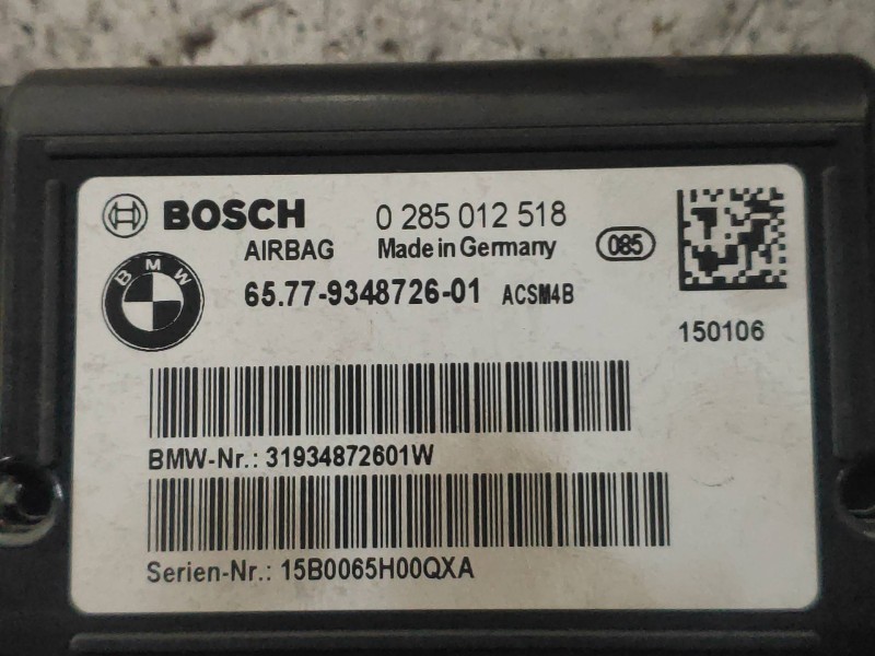 Recambio de modulo electronico para bmw serie 3 lim. (f30) 320d referencia OEM IAM 0285012518 6577934872601 