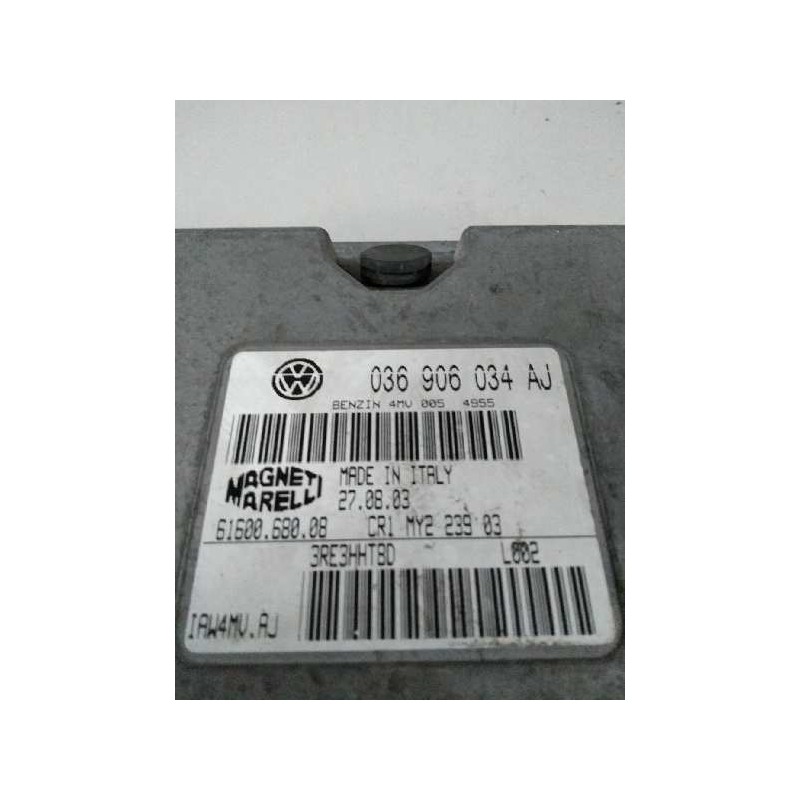 Recambio de centralita motor uce para seat ibiza (6l1) 1.4 16v referencia OEM IAM IAW4MVAJ 6160068008 036906034AJ