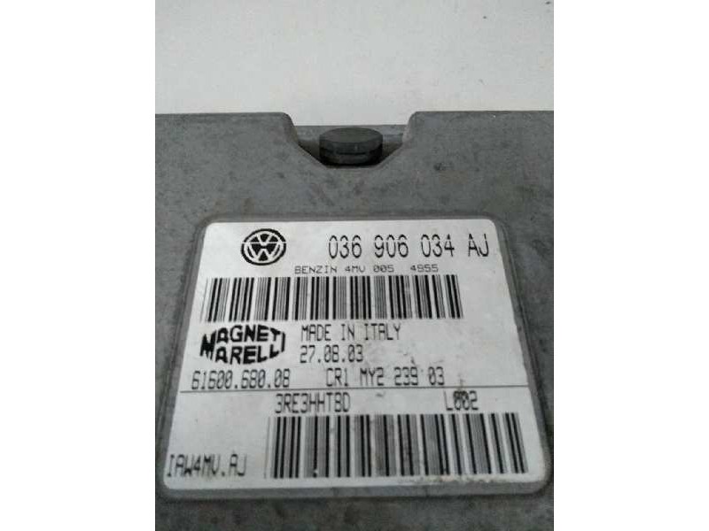 Recambio de centralita motor uce para seat ibiza (6l1) 1.4 16v referencia OEM IAM IAW4MVAJ 6160068008 036906034AJ