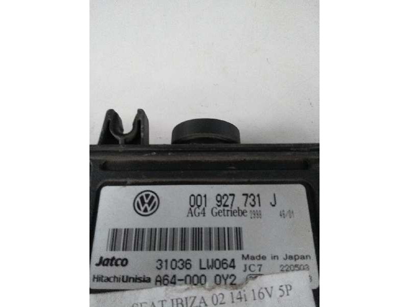 Recambio de centralita cambio automatico para seat ibiza (6l1) 1.4 16v referencia OEM IAM 31036LW064 001927731J A640000Y2