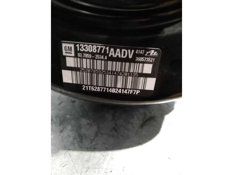Recambio de servofreno para opel zafira tourer excellence referencia OEM IAM 03785925344 360573521 13308771