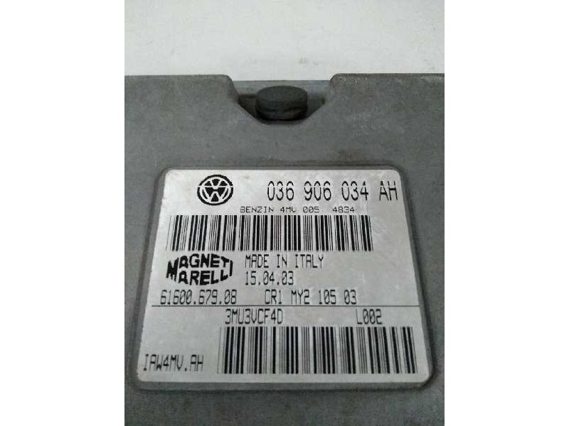 Recambio de centralita motor uce para seat cordoba berlina (6l2) 1.4 16v referencia OEM IAM IAW4MVAH 6160067908 036906034AH