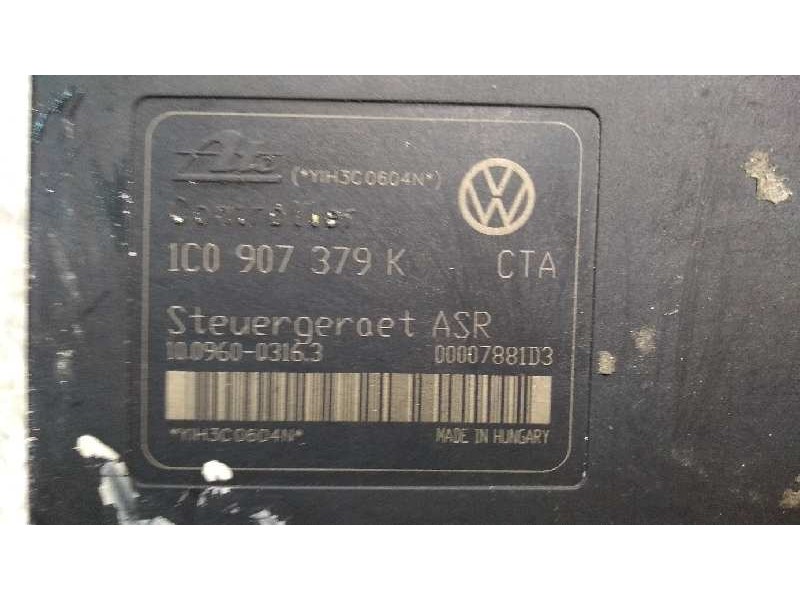 Recambio de abs para seat leon (1m1) 1.6 16v referencia OEM IAM 10096003163 10020600384 00007881D3 1C0907379K 1J0614417D Recambio de abs para seat leon (1m1) 1.6 16v referencia OEM IAM 10096003163 10020600384 00007881D3 1C0907379K 1J0614417D