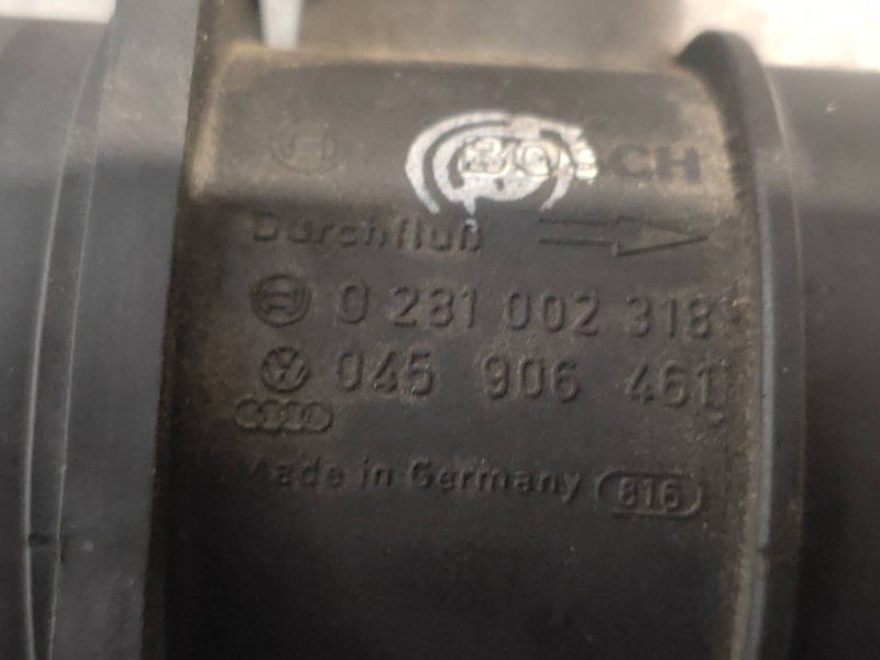 Recambio de caudalimetro para volkswagen polo berlina (6n2) trendline referencia OEM IAM 0281002318 04590646C BOSCH