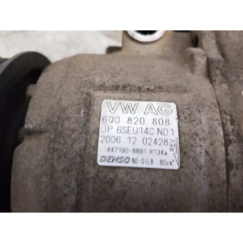 Recambio de compresor aire acondicionado para seat ibiza (6l1) 1.4 16v referencia OEM IAM 4471908891 6Q0820808 JP6SEU14CND1