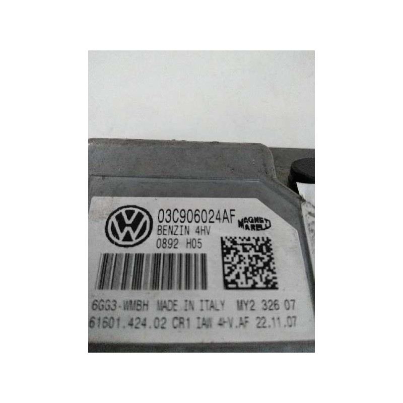 Recambio de centralita motor uce para seat ibiza (6l1) 1.4 16v referencia OEM IAM IAW4HVAF MY232607 6160142402 03C906024AF