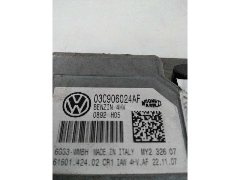 Recambio de centralita motor uce para seat ibiza (6l1) 1.4 16v referencia OEM IAM IAW4HVAF MY232607 6160142402 03C906024AF
