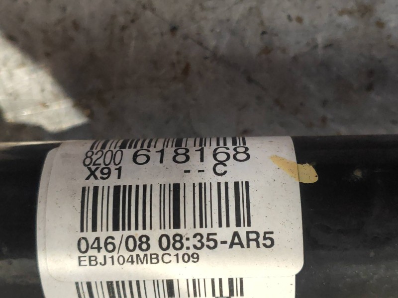 Recambio de transmision delantera derecha para renault laguna iii dynamique referencia OEM IAM 8200618168  