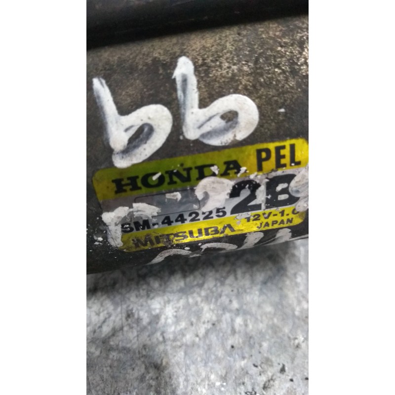 Recambio de motor arranque para honda hr-v (gh) 2wd (3-ptas.) (gh1) referencia OEM IAM SM44225 MITSUBA  Recambio de motor arranque para honda hr-v (gh) 2wd (3-ptas.) (gh1) referencia OEM IAM SM44225 MITSUBA