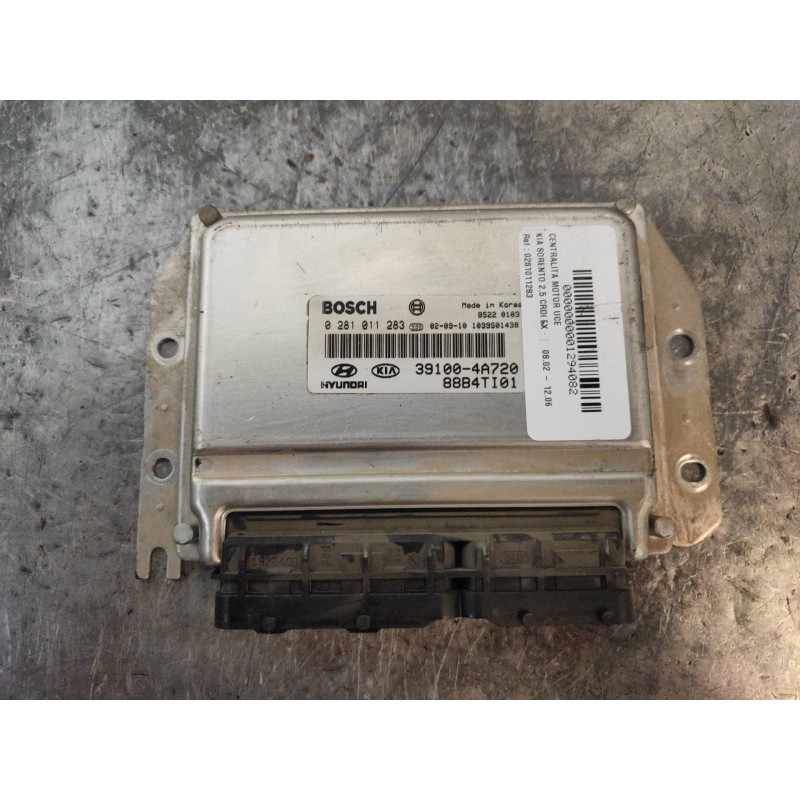 Recambio de centralita motor uce para kia sorento 2.5 crdi ex referencia OEM IAM 0281011283 391004A720 