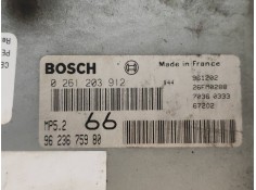 Recambio de centralita motor uce para peugeot 306 berlina 3/5 puertas (s1) graffic referencia OEM IAM 0261203912 9623675980  2