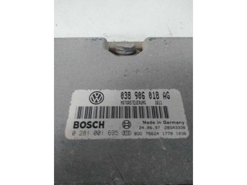 Recambio de centralita motor uce para skoda octavia berlina (1u2) 1.9 tdi referencia OEM IAM 0281001695 038906018AG 