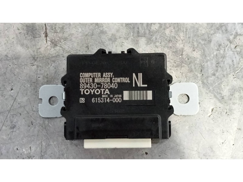Recambio de modulo electronico para lexus nx 300h 4wd referencia OEM IAM 8943078040 615314000 