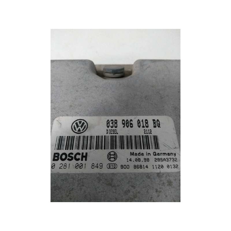 Recambio de centralita motor uce para skoda octavia berlina (1u2) 1.9 tdi referencia OEM IAM 0281001849 038906018BQ 