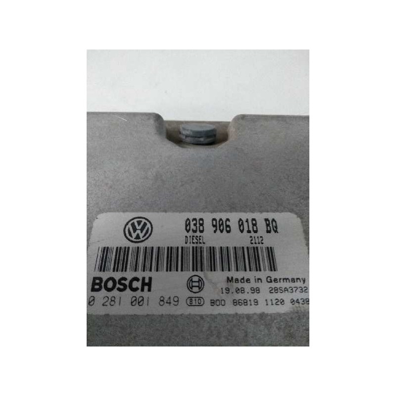 Recambio de centralita motor uce para skoda octavia berlina (1u2) 1.9 tdi referencia OEM IAM 0281001849 038906018BQ 