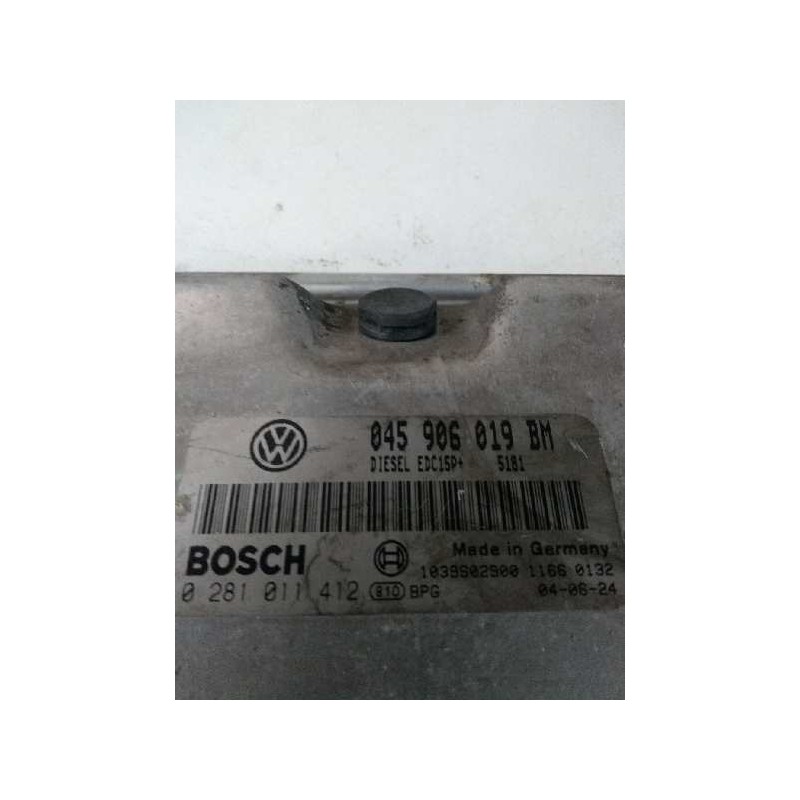 Recambio de centralita motor uce para skoda fabia (6y2/6y3) 1.4 tdi cat (amf) referencia OEM IAM 0281011412 045906019BM EDC15P