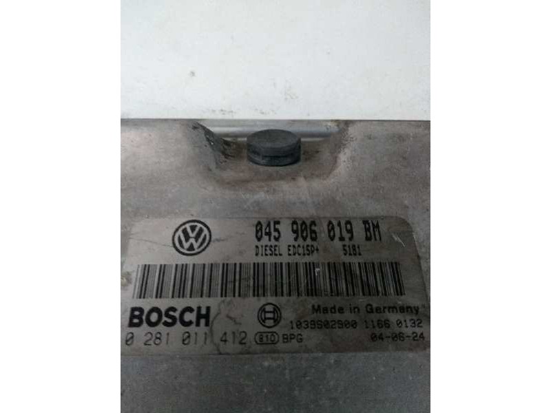 Recambio de centralita motor uce para skoda fabia (6y2/6y3) 1.4 tdi cat (amf) referencia OEM IAM 0281011412 045906019BM EDC15P