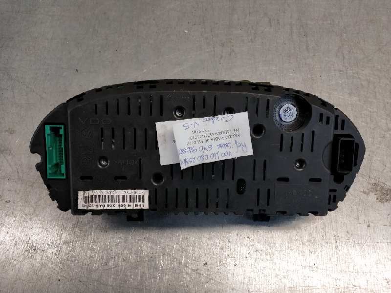 Recambio de cuadro instrumentos para skoda fabia (6y2/6y3) 1.4 tdi cat (amf) referencia OEM IAM 110080253011 6Y0920880E 