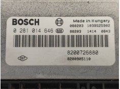 Recambio de centralita motor uce para renault laguna iii dynamique referencia OEM IAM 0281014646 8200726880 8200905110 2