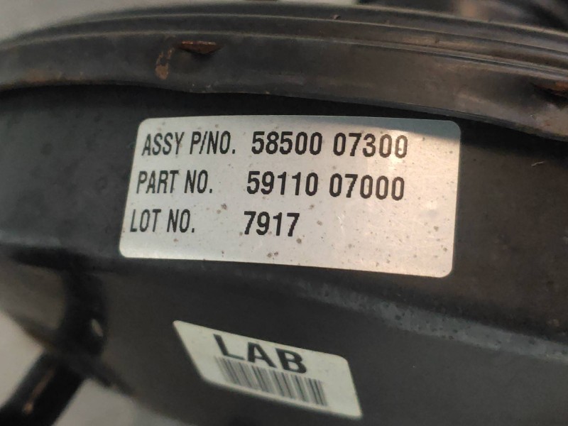 Recambio de servofreno para kia picanto 1.1 active referencia OEM IAM 5911007000  