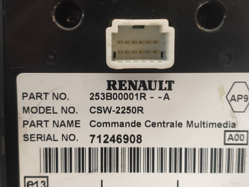 Recambio de mando multifuncion para renault laguna iii dynamique referencia OEM IAM 253B00001R CSW2250R 