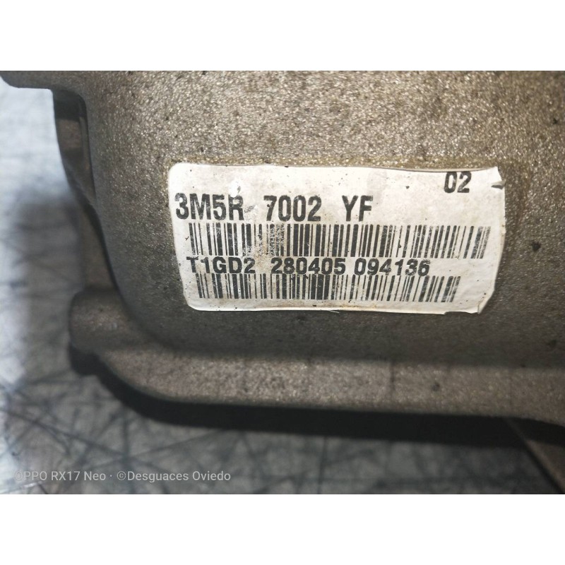 Recambio de caja cambios para ford focus berlina (cap) 1.6 tdci cat referencia OEM IAM 3M5R7002YF T1GD2 280405 094136 5V
