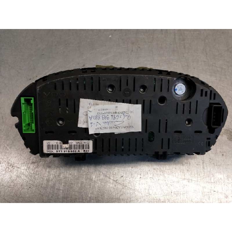 Recambio de cuadro instrumentos para skoda fabia (6y2/6y3) 1.9 sdi cat (asy) referencia OEM IAM 110080015001 6Y12919880A 